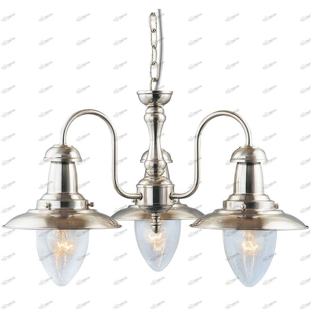 Подвесная люстра Arte Lamp Fisherman A5518LM-3SS ARTE LAMP ДИЗАЙНЕРСКИЕ, FISHERMAN SILVER 056156 Серебро 