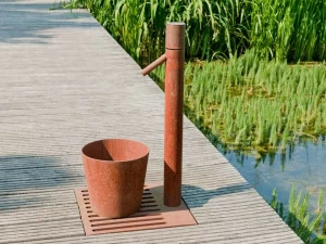 CYRIA Садовый фонтан Corten ™ Monsieur