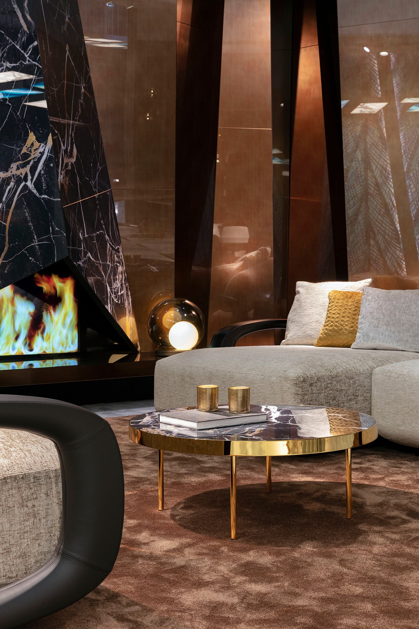 Низкий круглый журнальный столик для гостиной Sicis ORBITAL ARCH-00099404 - Вид №3