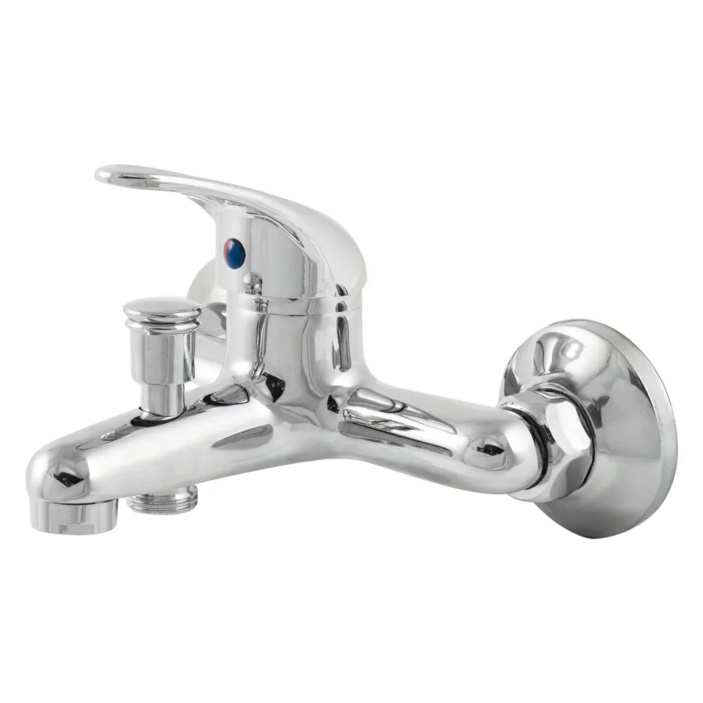 Смеситель для ванны Пенза однорычажный с лейкой и шлангом цвет хром Santreyd STLM-2187422 - Вид №1