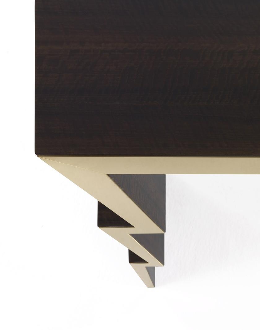 ETRO Home Interiors Прямоугольный журнальный столик из эвкалипта Ziggy sun-id-1390474 - Вид №6