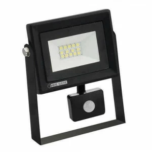 Уличный прожектор светодиодный с датчиком движения 16х11 см черный Horoz 068-009-0010 HOROZ PARS, S-10 00-3899372 Черный