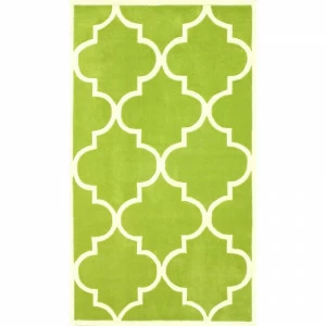 Ковер Trelli зеленый 120х180 DOLLY CAPRETS ДИЗАЙНЕРСКИЕ, ТРЕЛЬЯЖНЫЙ УЗОР 015128 Белый;зеленый