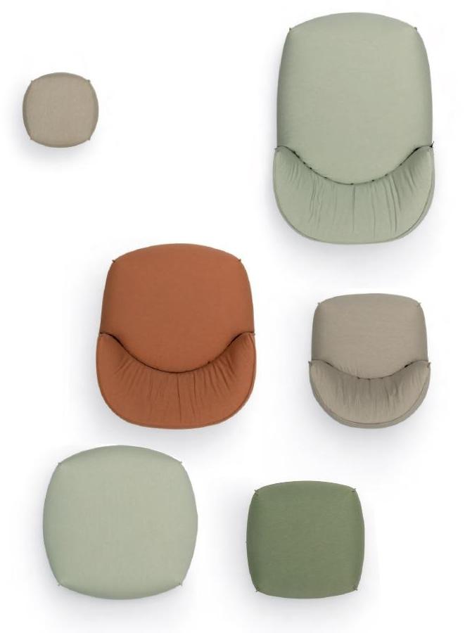 Kristalia Садовая кушетка sunbrella® с обивкой Brioni outdoor sun-id-1492252 - Вид №5