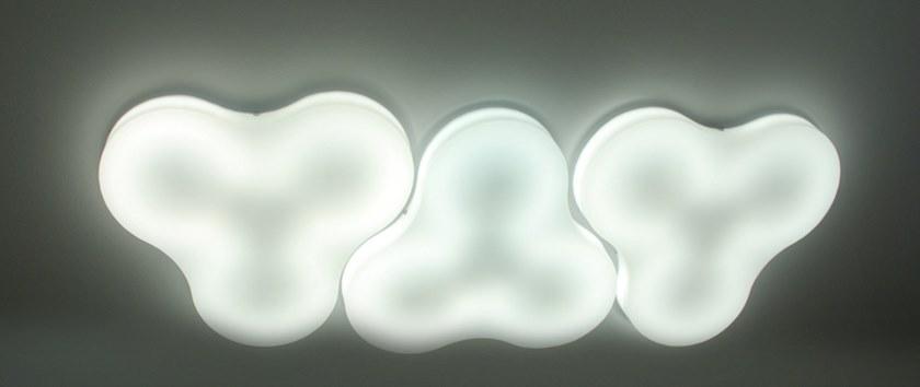 Martinelli Luce Светодиодный потолочный светильник из метакрилата с диммером Trifoglio 2864 - Вид №1