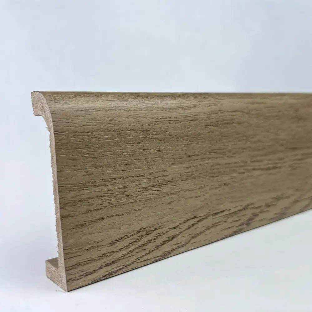 Плинтус Bello Deco 80x19x2000 мм ударопрочный влагостойкий дюрополимер дуб бристоль STLM-2050721