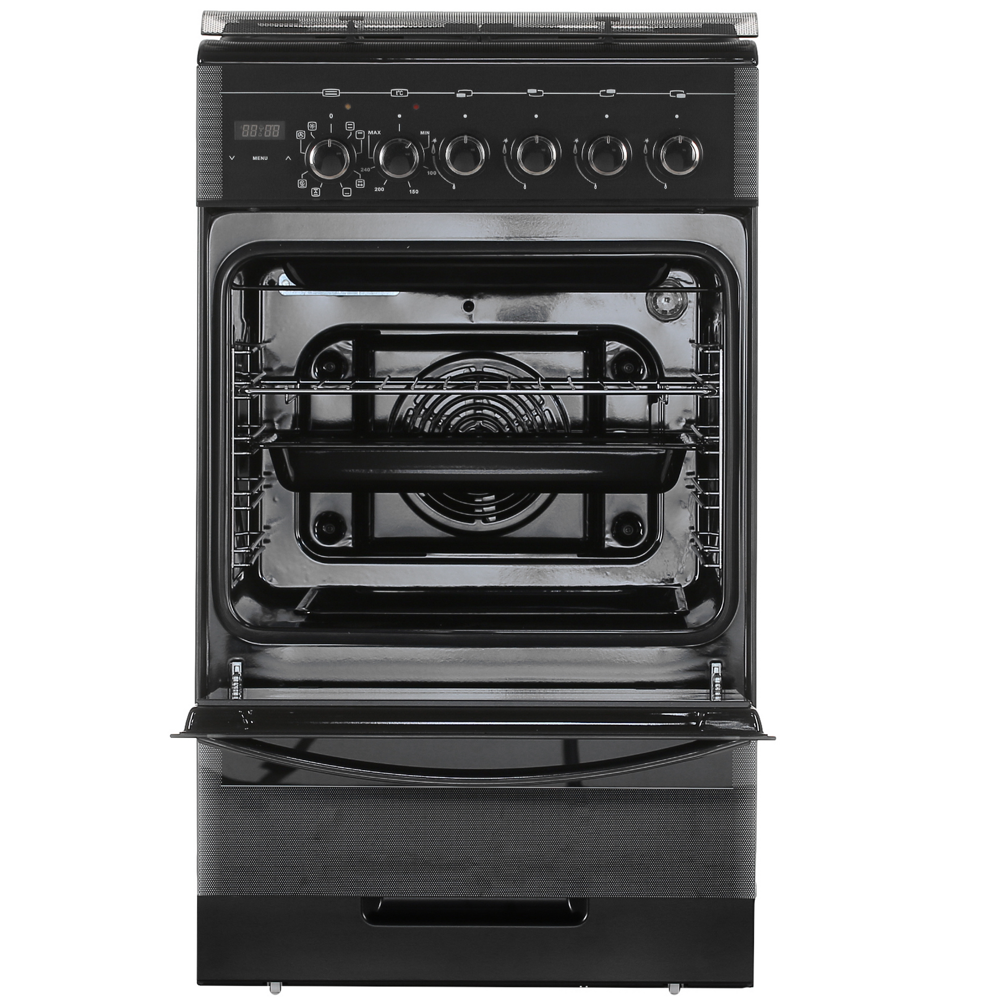 9904998 Комбинированная плита Gefest ПГЭ 5302-04 0046 черный STDN-0067978 - Вид №6