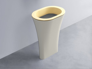 AMLA65-CN+AMPILO-CM+AMCOLO-TL Раковина Amedeo Ovale отдельностоящая cielo Enjoy + Amedeo