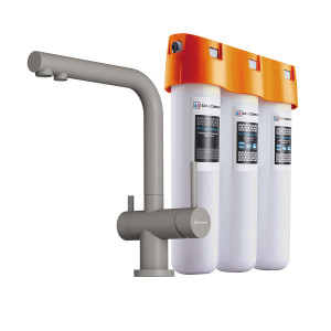 Смеситель для кухни Pure Drop lite + Nagano-P GR-P OMOIKIRI