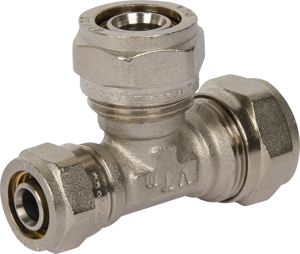 Тройник обжимной Valtec 20х20х16 мм для систем водоснабжения 10517521
