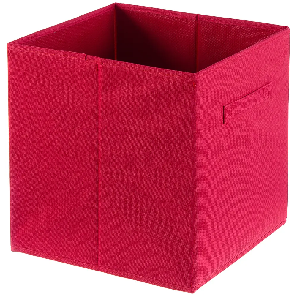 Короб Spaceo 310x310x310 мм, 29.7 л, полиэстер, цвет красный STLM-2108467