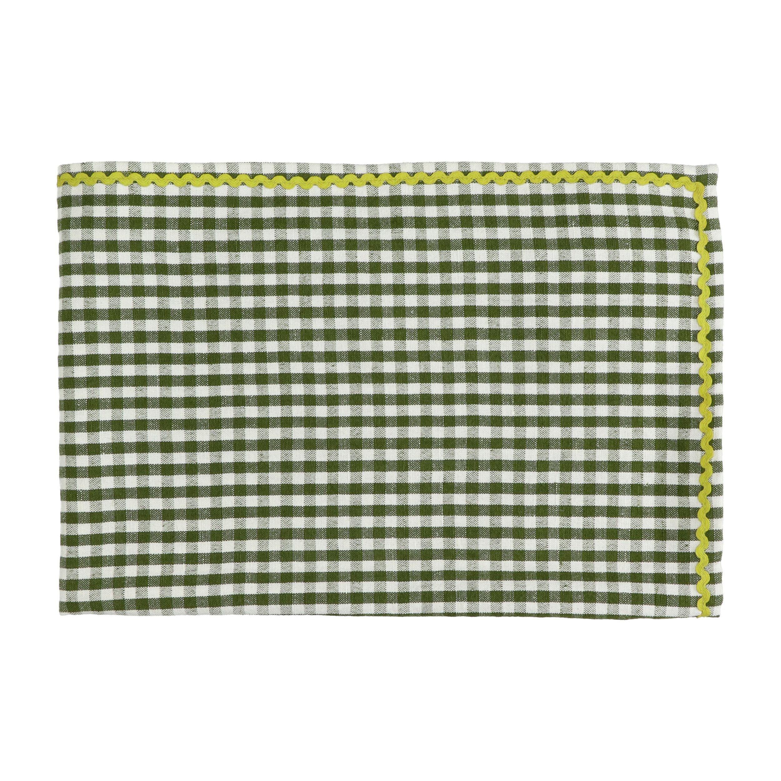 Runner in lino POMAX Olive ARCH-00150075 - Вид №1