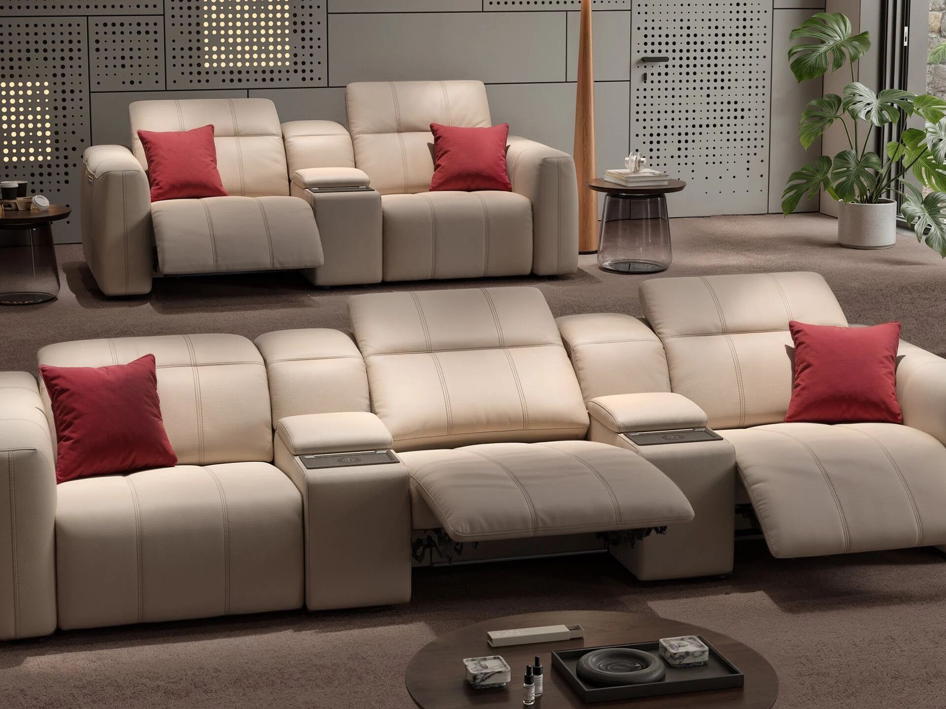 2-местный кожаный диван Sofanella Florida Kino ARCH-00012323 - Вид №4