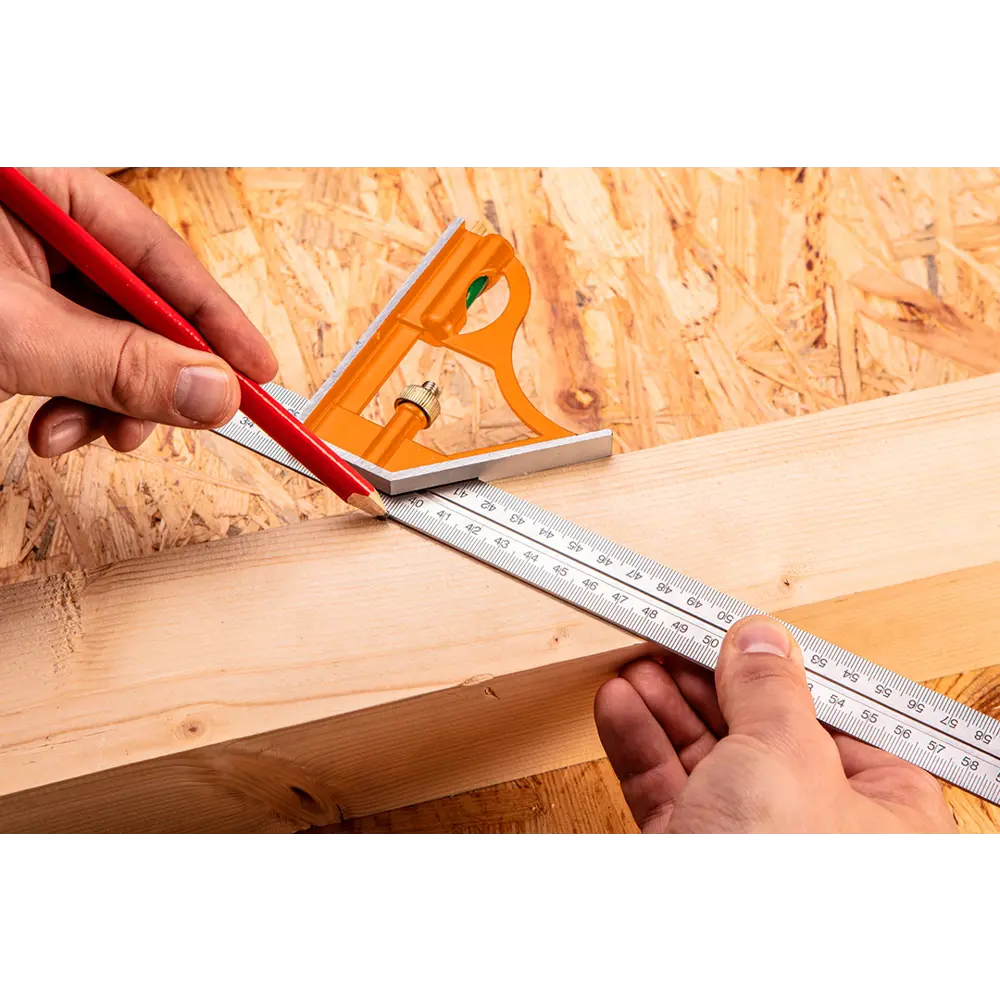 Линейка металлическая с уровнем Neo, 600 мм Santreyd STLM-2061593 - Вид №4