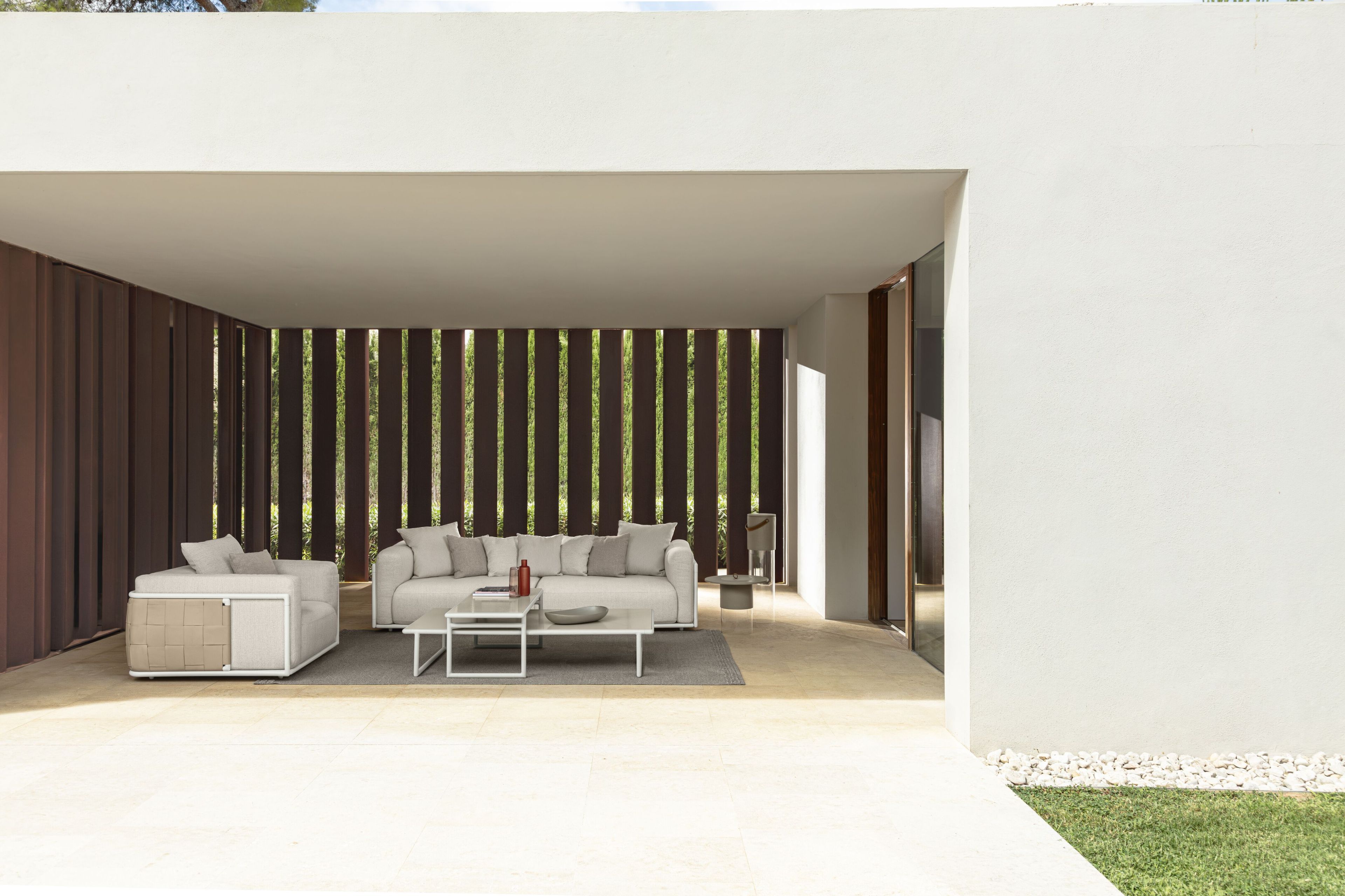 Квадратный тканевый стол для сада Talenti Tressé ARCH-00084071 - Вид №6