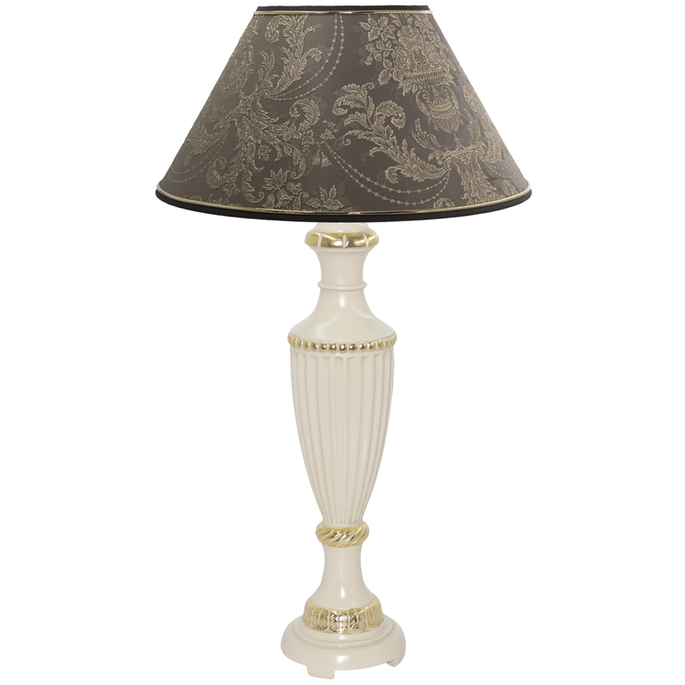 32004,34013 Ваза Ребристая Айвори Голдбраун BOGACHO 4627138210567, 4627179657697