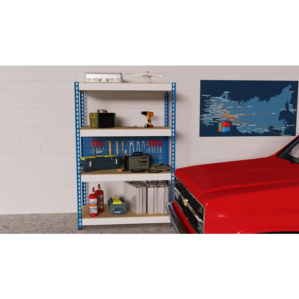 Santreyd Соединительная пластина для стеллажей МКФ - надежное крепление без инструментов 82575897 STLM-0030383 - Вид №6