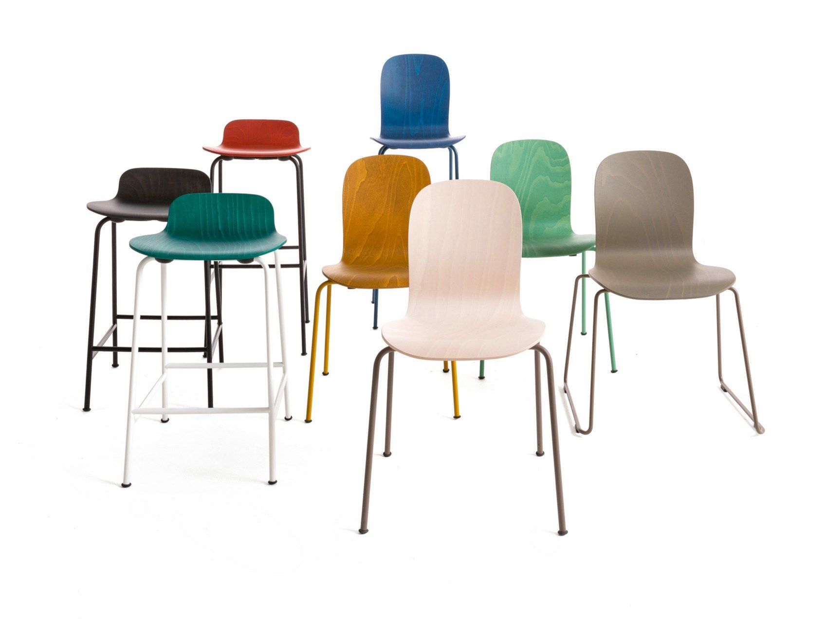 Многослойный штабелируемый стул CAPPELLINI Tate Color ARCH-00056471 - Вид №1