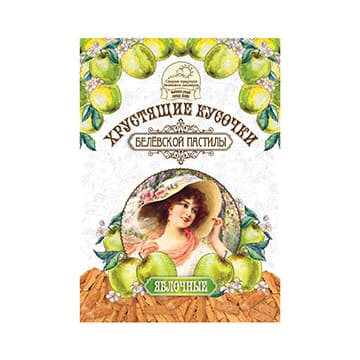 Хрустящие кусочки белевской пастилы яблоко 50 г Santreyd 31984