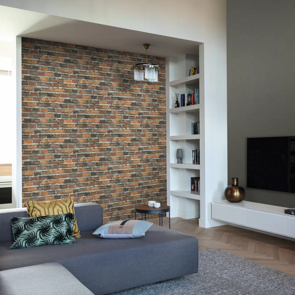 Обои флизелиновые Rasch Factory Style терракотовые 1.06 м R969511 STLM-2156808 - Вид №3