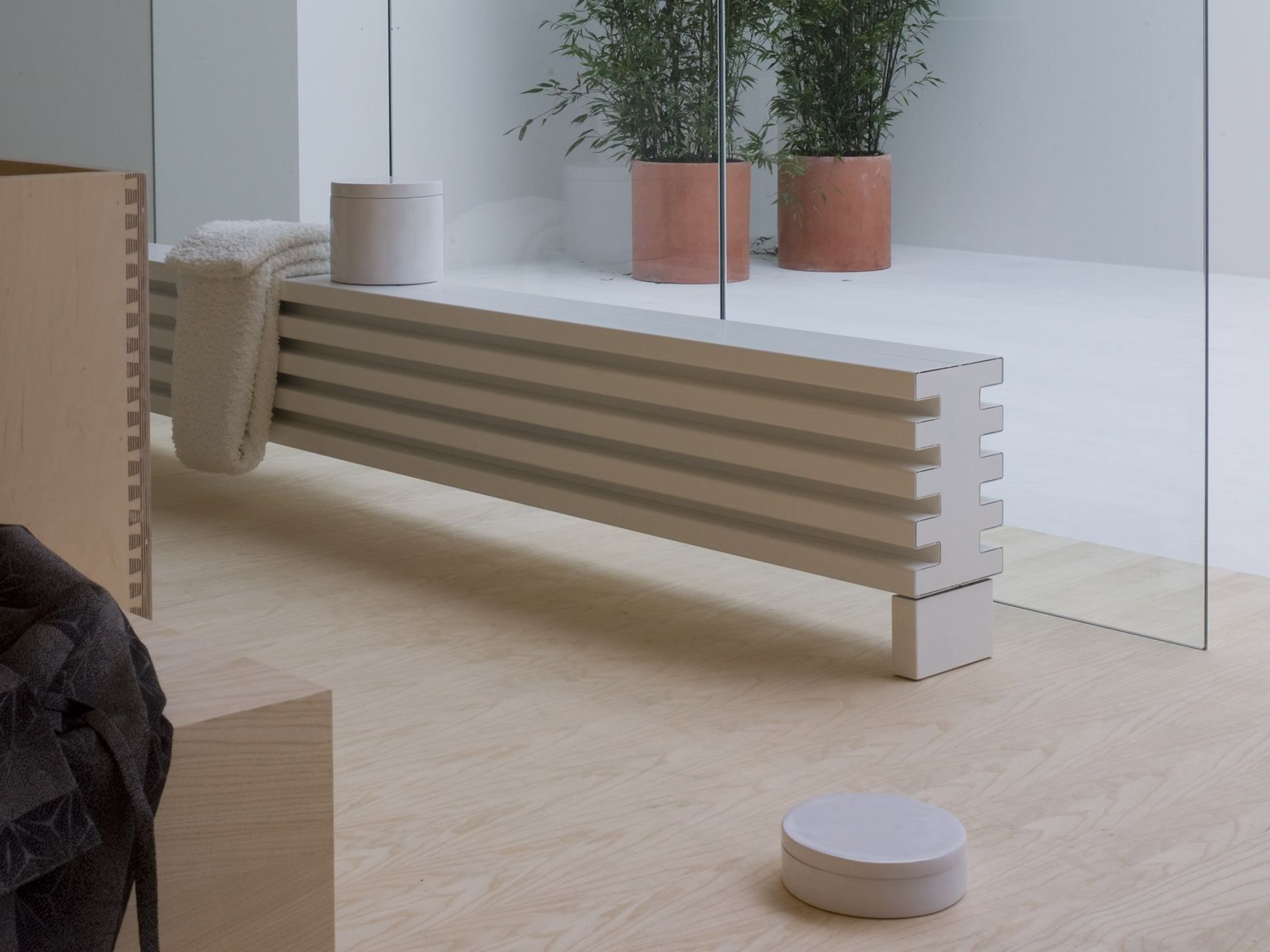 Горизонтальная горячая вода скамейка полотенцесушитель Tubes Elements ARCH-00078265 - Вид №3