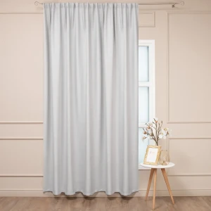 Штора AMORE MIO бежевая рогожка 200×280 см для спальни 89433208