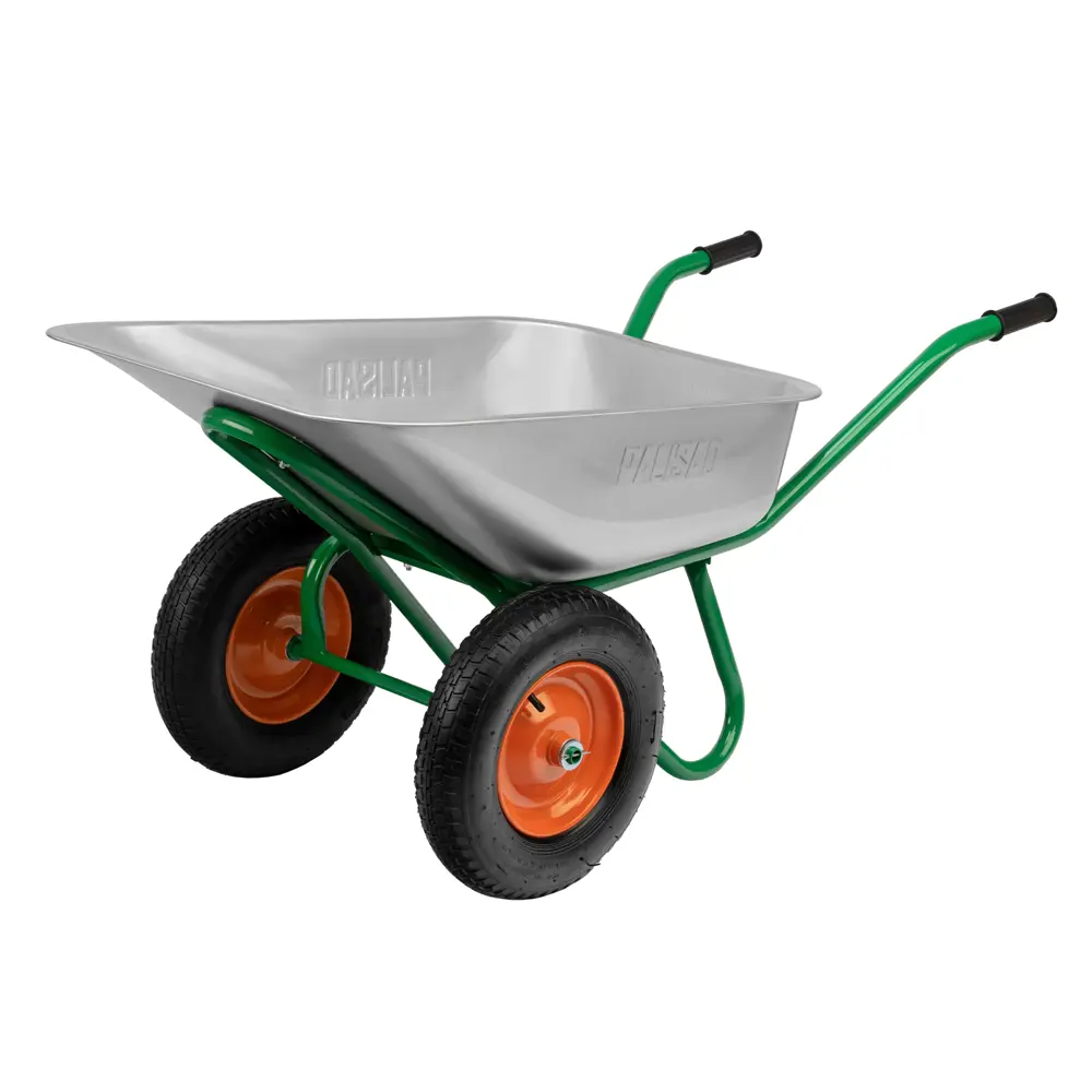 Тачка садовая двухколесная усиленная 320 кг/90 л Santreyd STLM-2179127