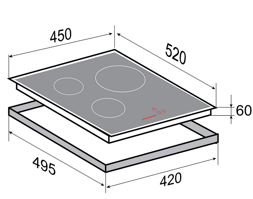 9928761 Индукционная варочная поверхность Zigmund & Shtain CI 35.4 B STDN-0017976 - Вид №3