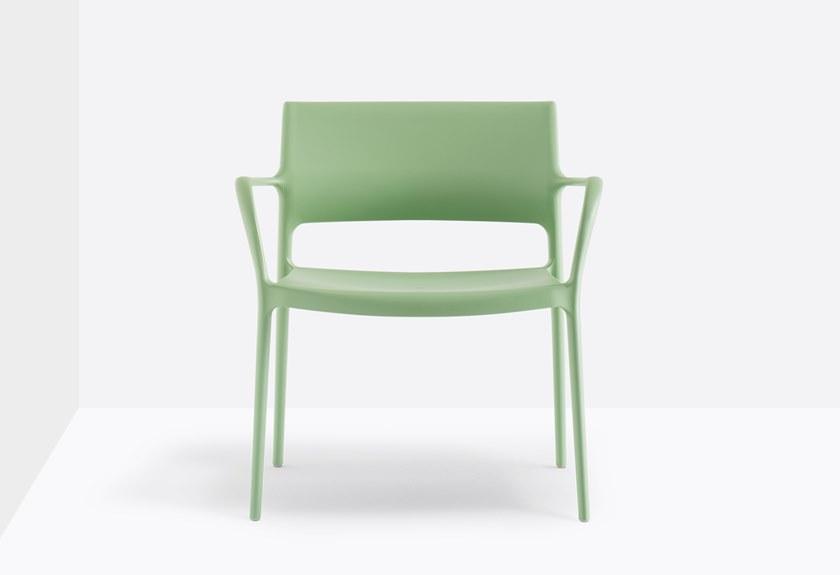 Pedrali Штабелируемое кресло из полипропилена с подлокотниками Ara sun-id-1371517 - Вид №9