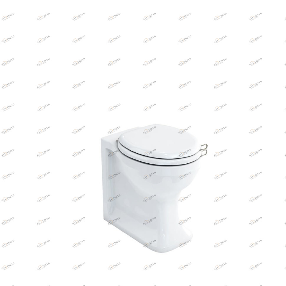 ARC6 Приставной унитаз напольный Белый Burlington Arcade Англия