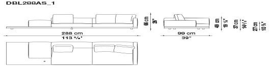 B&B Italia Кожаный диван Dock sun-id-1441060 - Вид №179