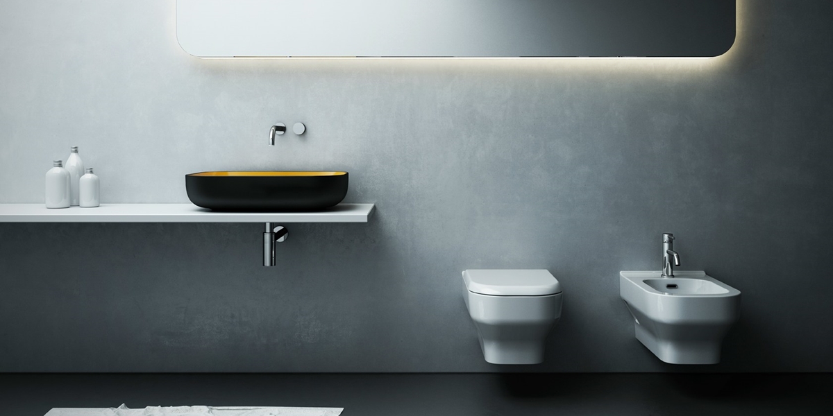 MET42O40NA Накладная раковина на столешницу  квадратная Olympia Ceramica  - Вид №1