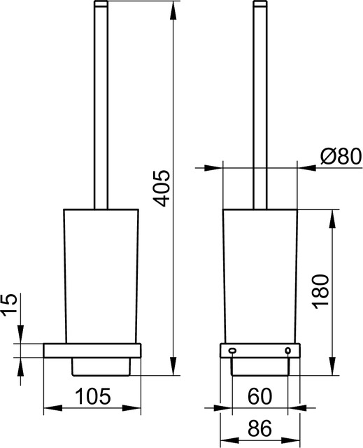 11164059000 Туалетный гарнитур KEUCO Edition 11 - Вид №3