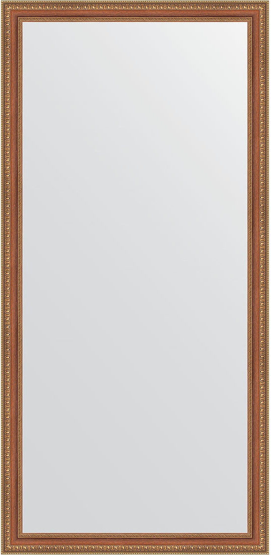 BY 3331 Зеркало в багетной раме - бронзовые бусы на дереве 60 mm EVOFORM Definite
