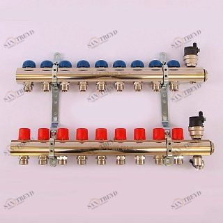 Колл. группа EMMETI TOPWAY 1"x3/4" ЕК 9 выходов с термостатическими вентилями 1298724