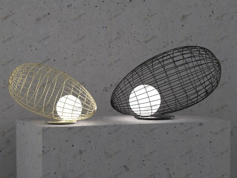 NEXO LUCE Светодиодная настольная лампа из стали Oxen table lamp 7007d1 / 7007d2