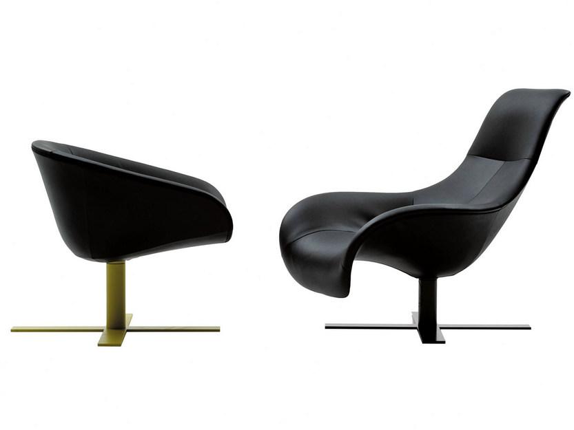 B&B Italia Поворотное кожаное кресло Mart sun-id-1483097 - Вид №4