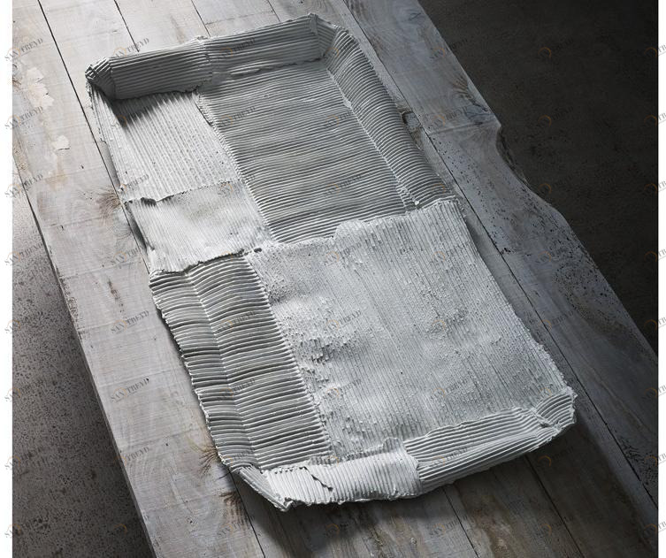 Paola Paronetto Поднос керамический прямоугольный I cartocci sun-id-1459674