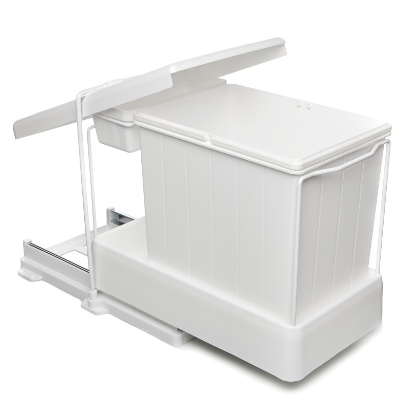 Контейнер для мусора на дверцу Gamma 400/17 White NAVAKO 10282