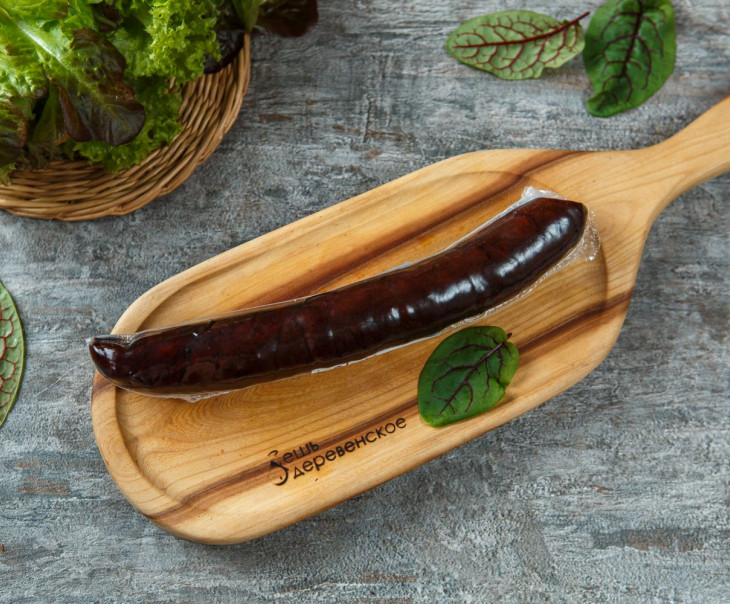 7324 Колбаса "Чёрный монах" п/к кольцо Вкусляндия  - Вид №2