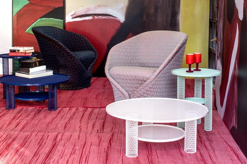 Moroso Круглый журнальный столик из стали с порошковым покрытием sun-id-1458793 - Вид №5