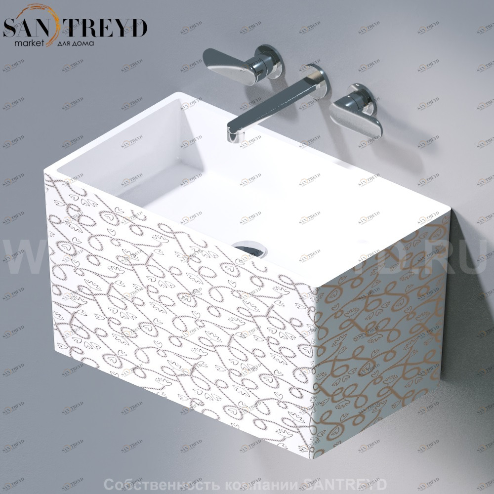 L111.400G Подвесная раковина настенная овальная A. e T. Italia TOWER белая AeT ITALIA