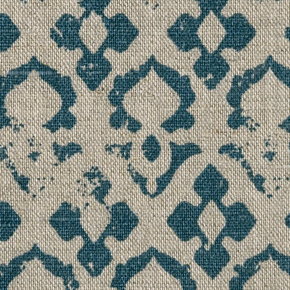 Штора на ленте 145х260 см лён цвет бирюзовый ВАСИЛИСА STLM-2145138 - Вид №2