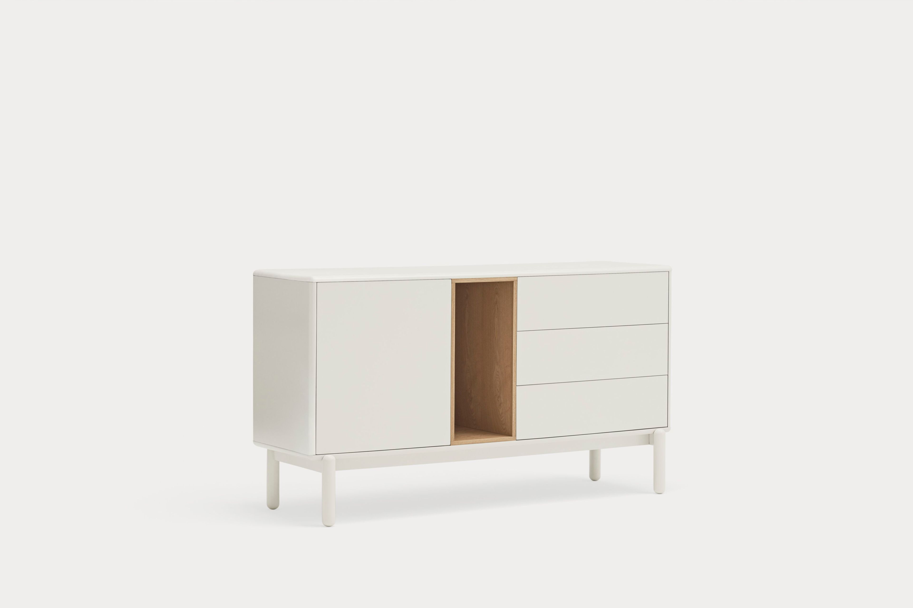 Шкаф из МДФ с распашными дверцами и ящиками TEULAT Corvo ARCH-00138554 - Вид №3