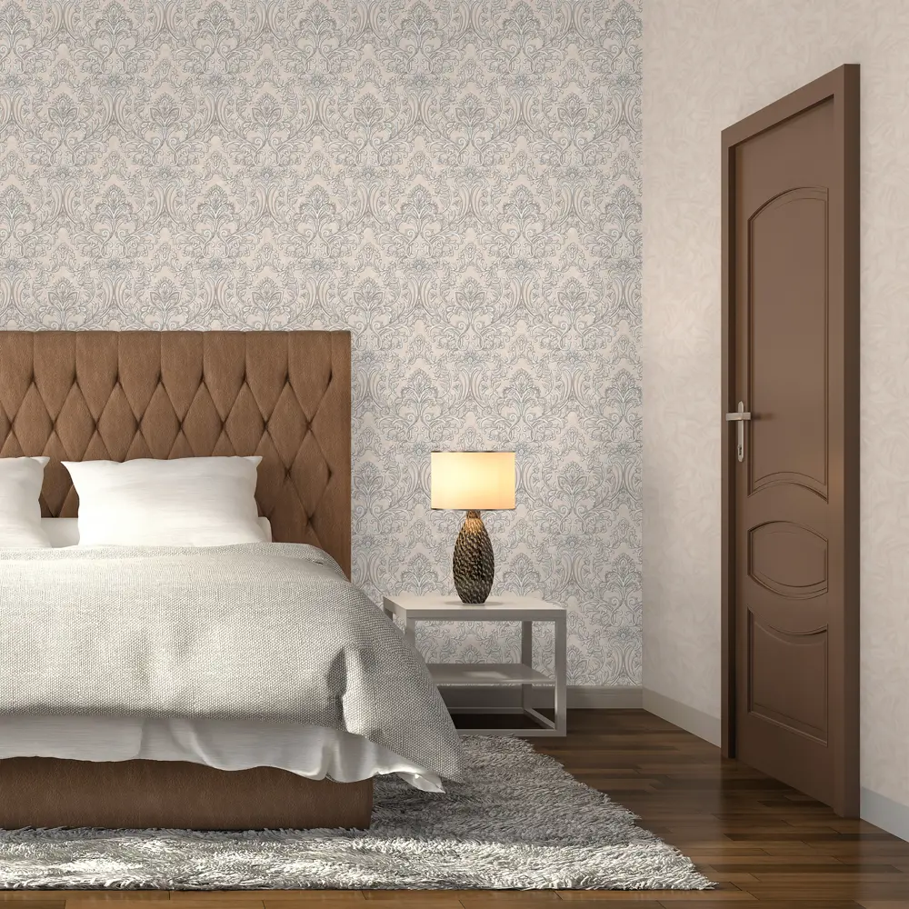 Обои флизелиновые 1,06х10 м цвет серый ED1118-01 81961316 STLM-2053831 EURO DECOR Жозефина - Вид №4