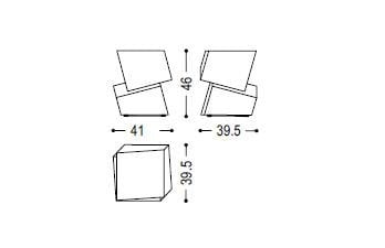 Низкий стул из цельного кедра Riva 1920 ROTTERDAM ARCH-00052042 - Вид №2