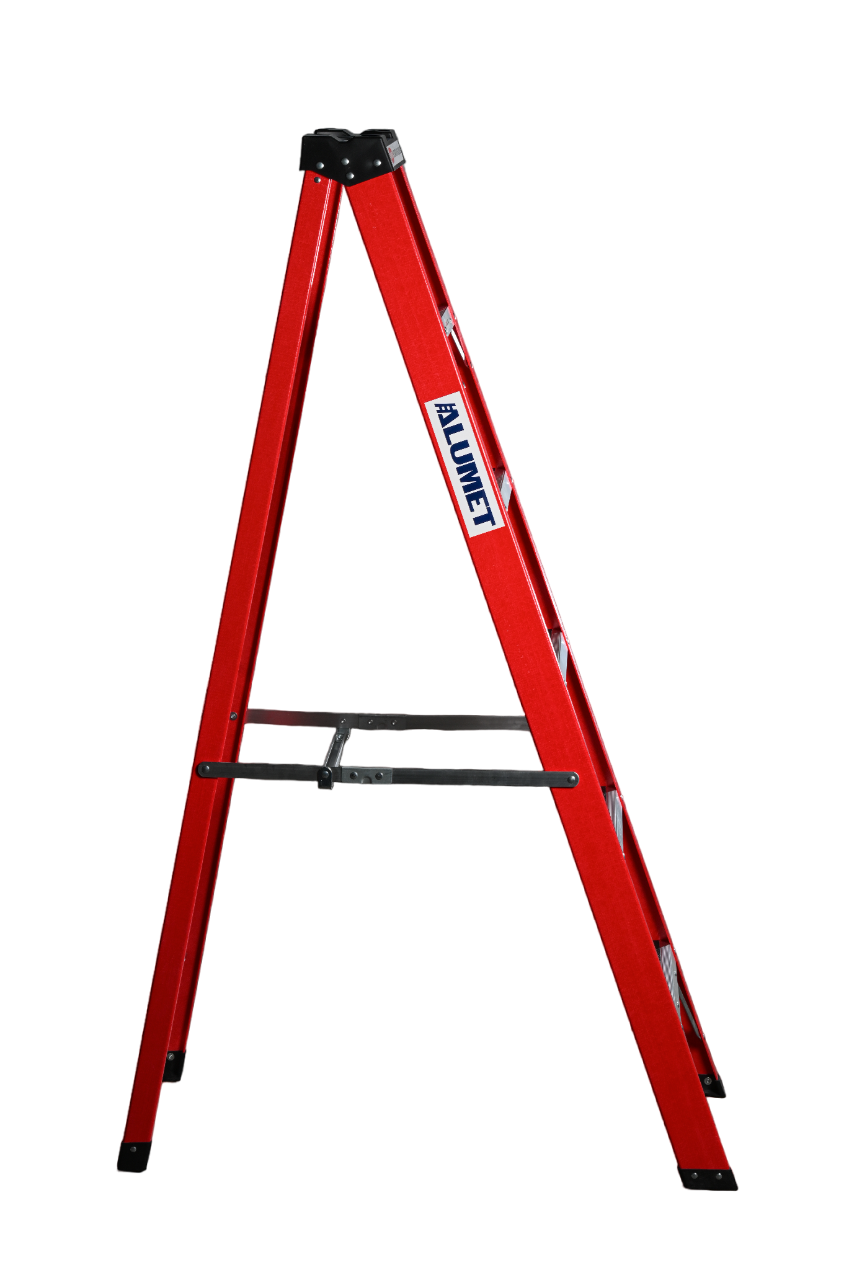 Стремянка SF 1005 стеклопластиковая 5 ступеней, Alumet, с органайзером  - Вид №3