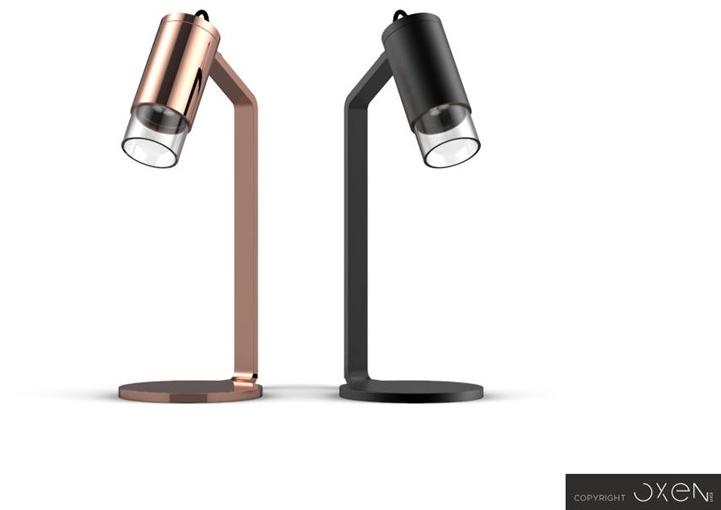 NEXO LUCE Светодиодная настольная лампа из стали Oxen table lamp 7116d0 / 7116d1 - Вид №3