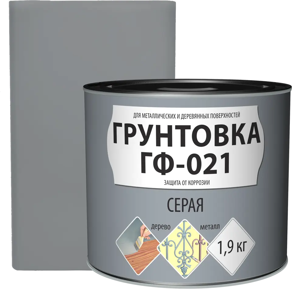 EMPILS ГФ-021 Универсальная грунтовка серого цвета 1.9 кг 17737498