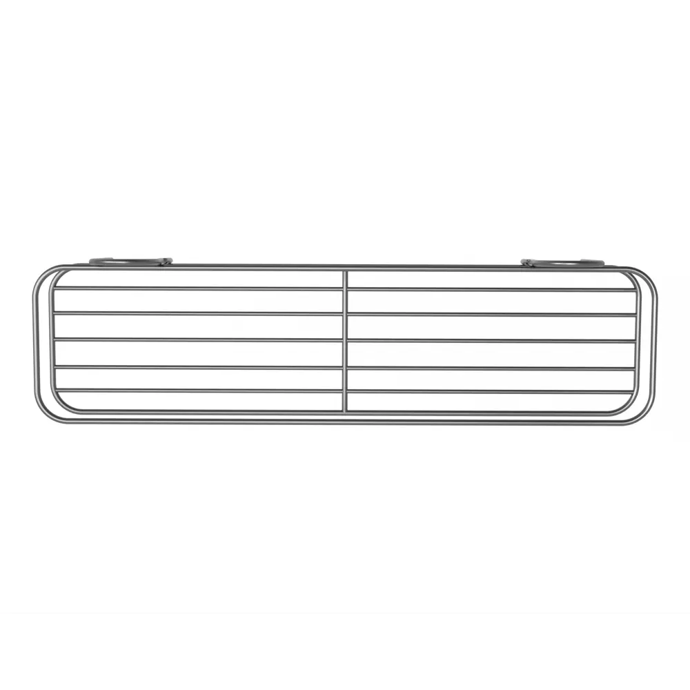 Полка для ванной Lemer Rhine одноярусная 10x40 см металл цвет графит STLM-2032829 - Вид №5